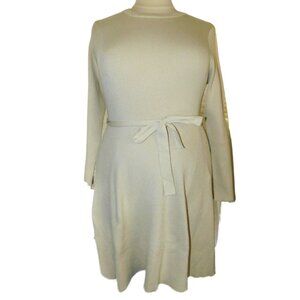 NWT Heavy Cream Knit Dress